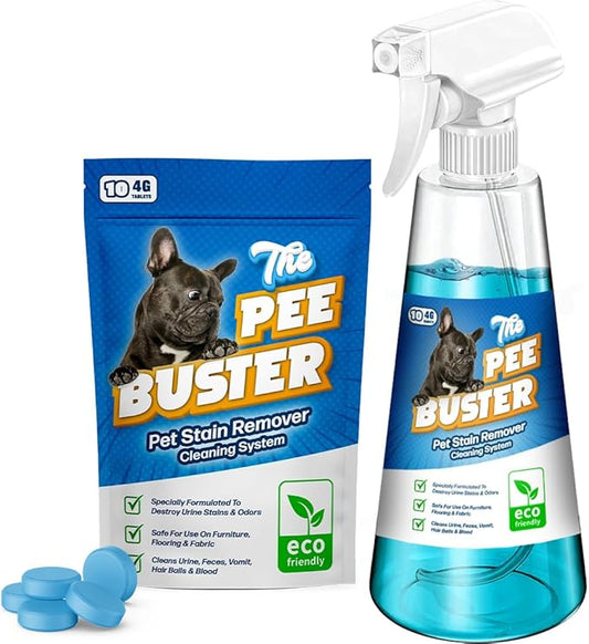 Generic Peebuster Pet Stain & Odor Remover - Cleaning Spray for Dog and Cat Urine, 1 Count (Pack of 1)-PawvioPets