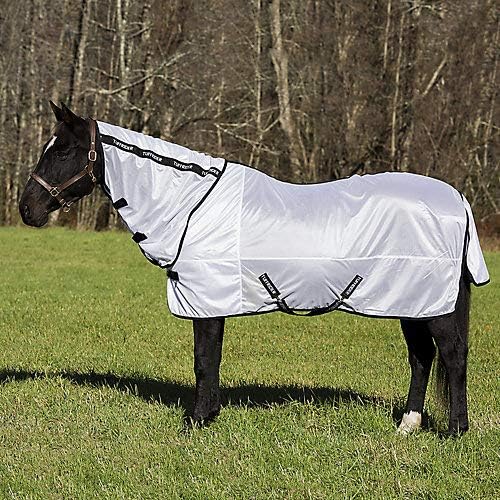 Comfortable Mesh Combo Neck Fly Sheet-PawvioPets
