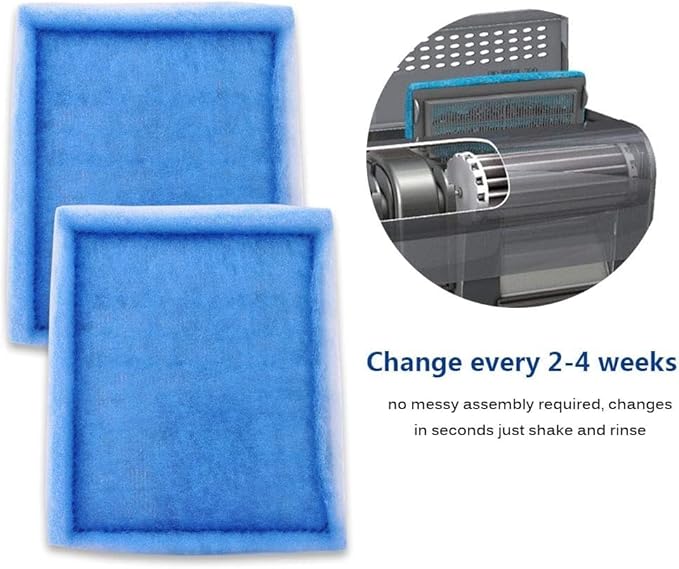 30PCS #3 Fish Tank Filters, Aquarium Filter Cartridge Compatible with Rite-Size C & Fit for EZ-Change #3 20-40/30-60 Gallon Fishtank Power Filter Replacement-PawvioPets