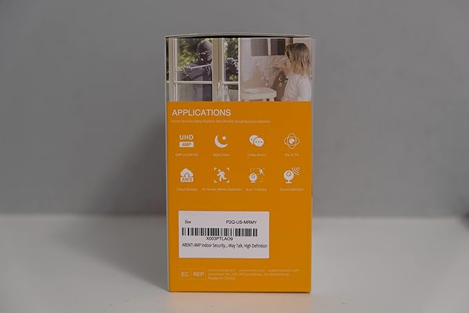 ARENTI 5G Security Camera Indoor, 4MP Pet Camera with Speaker for Dog/Cat, Baby Monitor with Phone App, Dual-Band WiFi, Auto Tracking, Super Night Vision, 2-Way Talk, Cloud & SD Card Storage-PawvioPets