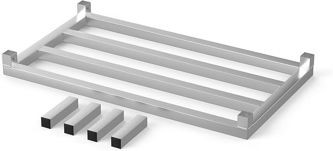 20 in X 36 in. Aquarium Stand | Industrial Style Aluminum Fish Tank Base with Open Frame Design-PawvioPets