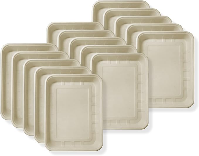 Disposable Litter Boxes for Kittens - Multi-Value (15 Pack), Kitten, Rabbit, and Senior Cat, Shallow, Small, Sanitary Must-Have 16.5 x 12.5 x 2 in.-PawvioPets