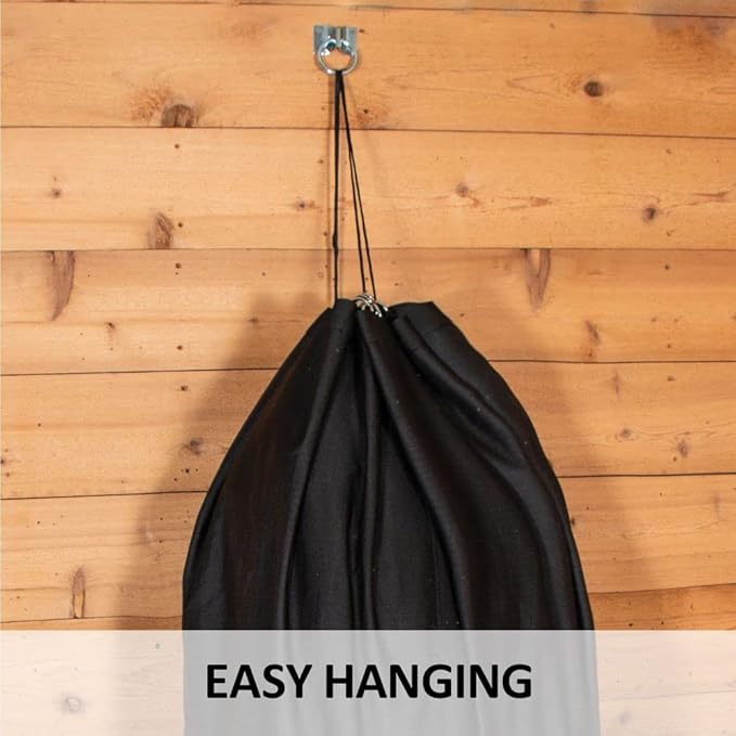 Dura-Tech Full Bale Hay Sack | Color Black | Horse Stable Essential | Full Bale Capacity | Slow Feed Design | Durable 1200D Fabric | Easy Hanging-PawvioPets