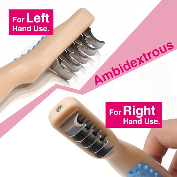 Dog and Cat Grooming Dematting Comb - Knot Remover for Long-Haired and Short-Haired Pets, Ideal for Cats, Dogs, and Rabbits - Durable and Ergonomic Design-PawvioPets