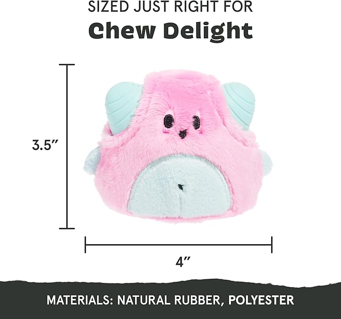 Barkbox Lover Beast Dog Toy for Aggressive Chewers | 2-in-1 Plush & Rubber Dog Toy with Squeaker | Puppy Essentials & Dog Toys to Keep Them Busy-PawvioPets