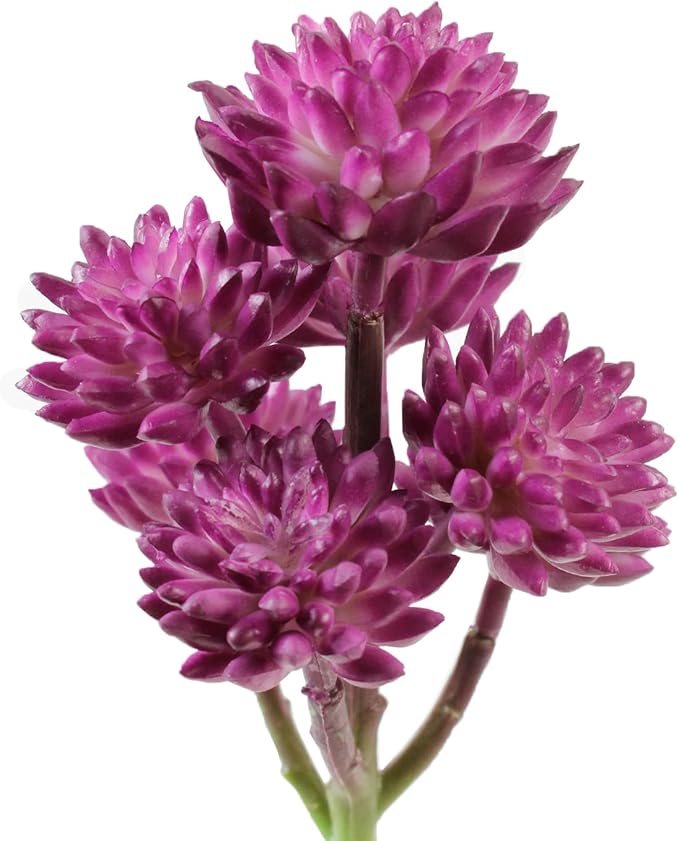 AQUANEAT Terrarium Plant, Fake Reptile Plant for Amphibian Habitat, 6.5 inch Tall Purple-PawvioPets