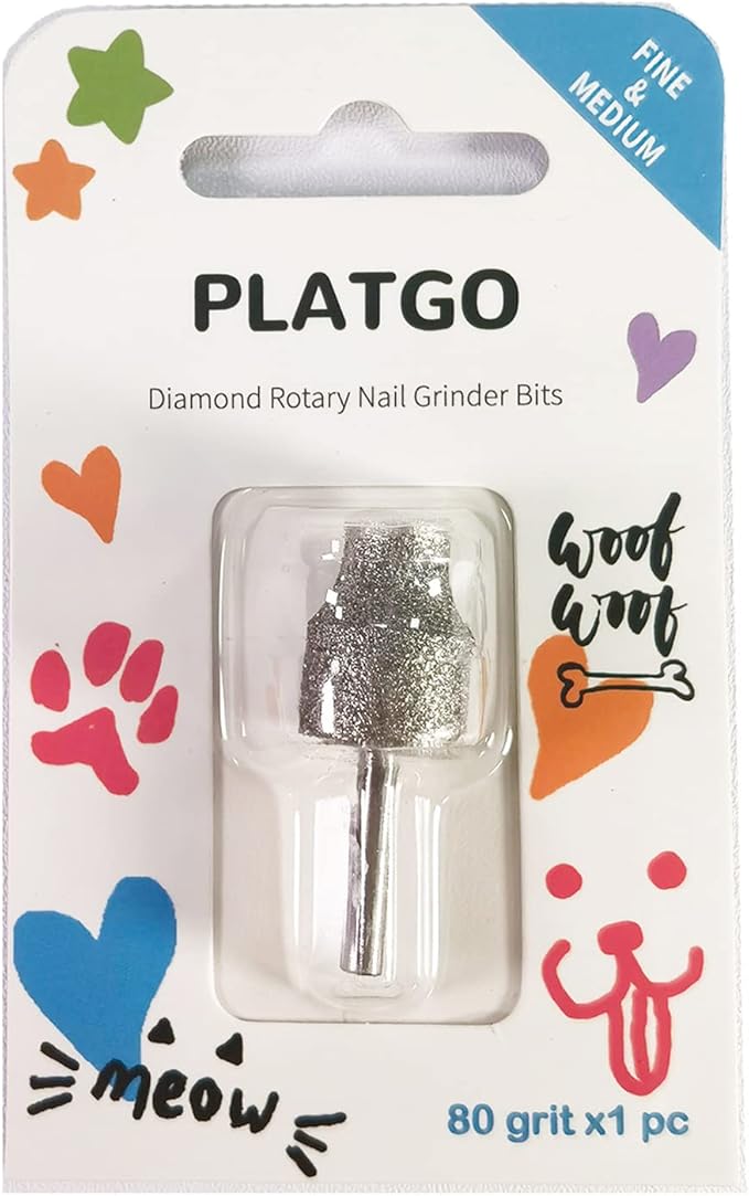 Diamond Dog Nail for Dremel, 1/8'' Nail Dremel Tool for Dogs, for Animals Nail Care & Home Grinder Tools-PawvioPets