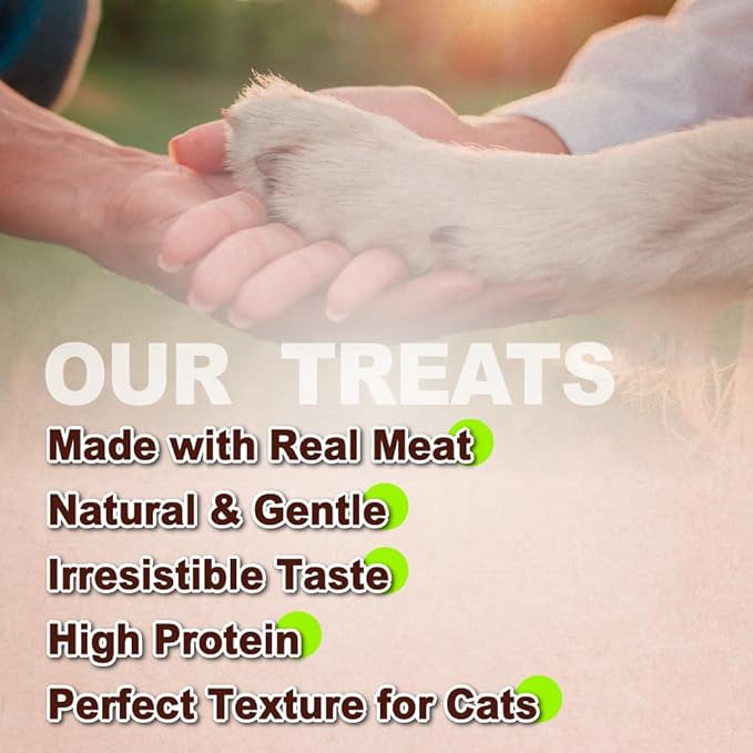 Afreschi Natural Cat Treats Turkey & Chicken & Mackerel W Shape 6 oz, All-Natural, High-Protein, Grain-Free, Healthy, Low-Fat, Easily Digestible-PawvioPets