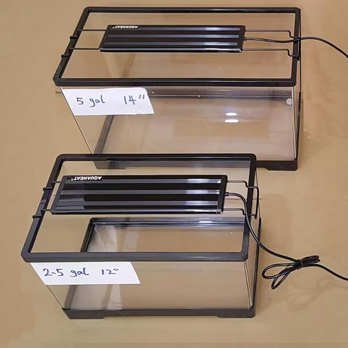 AQUANEAT LED Aquarium Light Full Spectrum 12 Inch Fish Tank Light Fresh Water-PawvioPets