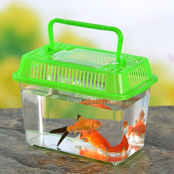 FRCOLOR 2pcs plastic turtle fish tank turtle aquarium acrylic reptile cage amphibians habitat clear reptile breed container gecko habitat glass container Turtle Tank household breeding box-PawvioPets