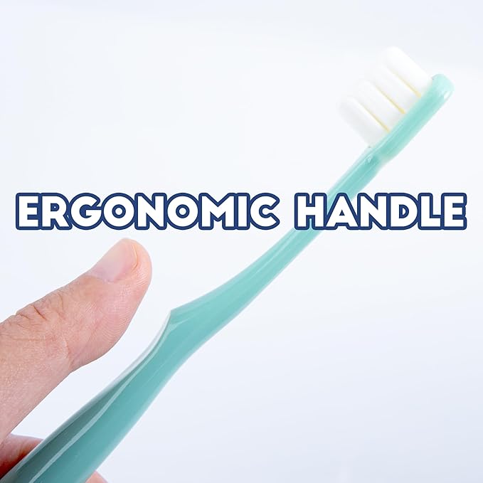 Dog Toothbrush Kit 2 Pack, Ultra Soft Pet Tooth Brush for Medium to Large Dogs & Cats, Animal Teeth Brushing Kit for Easy Dental Cleaning, 2 Pcs, Green-PawvioPets