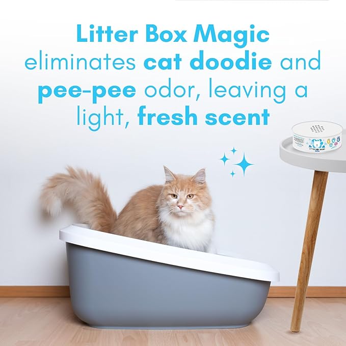 Cat Deodorizer Jar (16 Oz, Pack of 3) Fresh Scent - Air Freshener for Pet Smells from Litter Box - Odor Removing Litterbox Gel In A Jar - Odor Eliminator to Freshen Air-PawvioPets