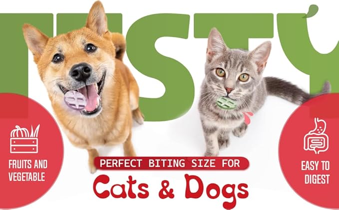 Freeze Dried Chicken Cat & Dog Waffle Treats - Made with Human Grade Chicken Breast & Liver - 5 Natural Flavors - Healthy, Tasty, Dry Food for Indoor Cats, Dogs - Inspected & Tested in USA-PawvioPets