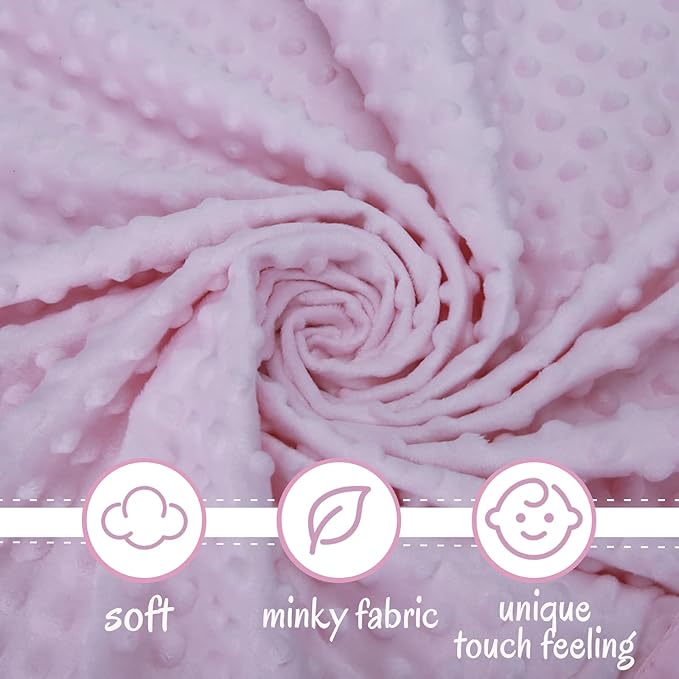 Pro Goleem Unicorn Loveys for Babies Soft Plush Pink Security Blanket for Girls Snuggle Toy Stuffed Animal Lovies for Babies Baby Girl Gifts for Newborn, Infant and Toddler, 16 Inch-PawvioPets