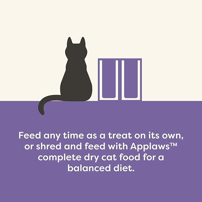 Applaws Natural Cat Treats, Grain-Free, High-Protein Whole Chicken & Tuna Loins, Single-Ingredient Healthy Snack for Cats (12 x 1.06 oz Loins)-PawvioPets