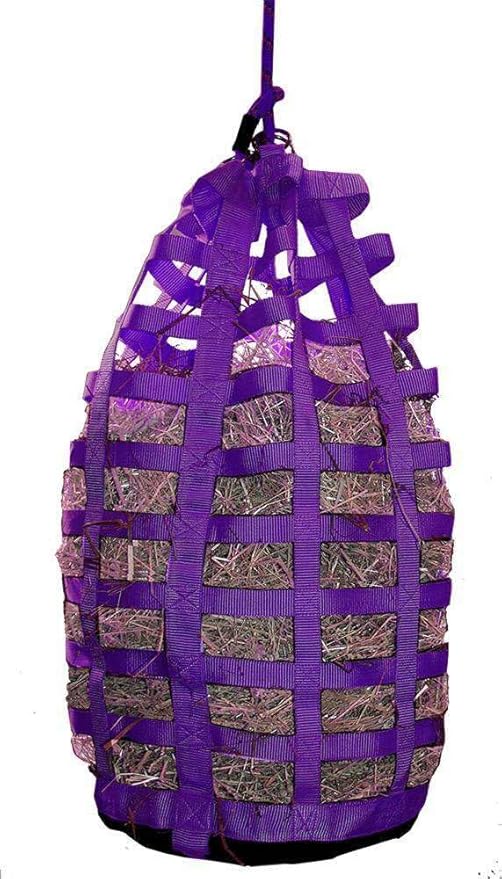 Derby Originals Go Around Hanging Slow Feed Horse Hay Bag with Six Month Warranty-PawvioPets