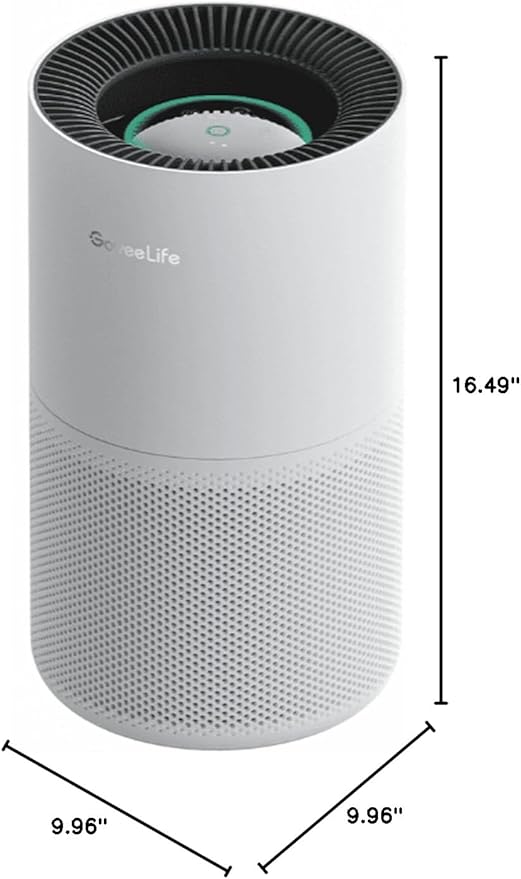 GoveeLife Air Purifiers for Home, Smart Air Purifier for Large Rooms with App & Alexa Control, Detachable Pre-filter, Covers up to 1162ft², Sleep Mode for Pet Hair, Pollen, Dust and Smoke-PawvioPets