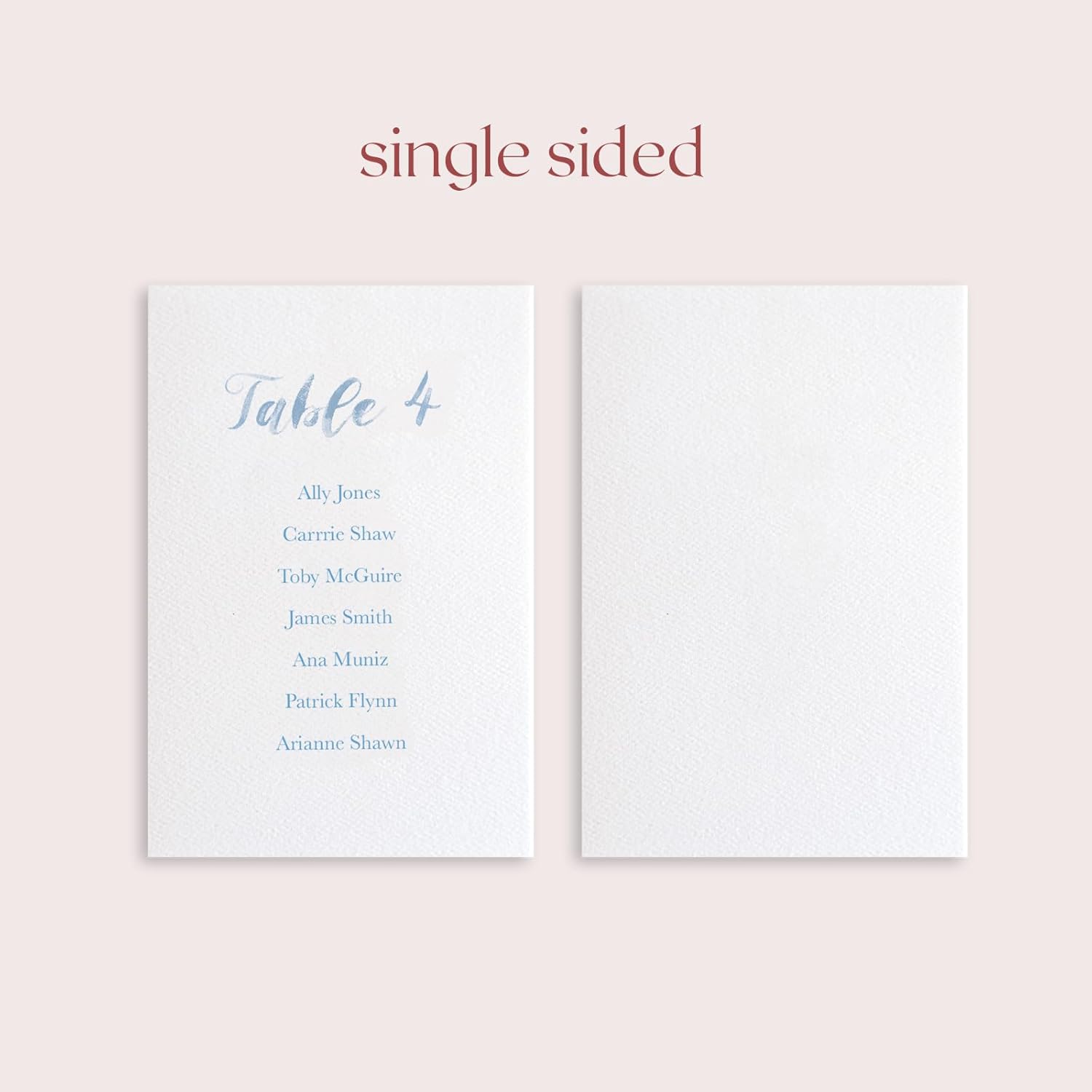 Custom Seating Chart for Wedding Reception Display, Printed Chart Board, Dusty Blue Wedding Card Watercolor, Rustic Decorations for Reception, Reserved Seating Signs