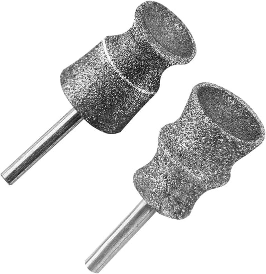 Diamond Dremel Dog Nail Grinder Attachment,1/8'' Pet Nail Grinder Wheel for Dremel Dog Nail Grinder, Diamond Rotory Bit for Dogs&Pets Nail Care,2-Pack（Large A&D）-PawvioPets