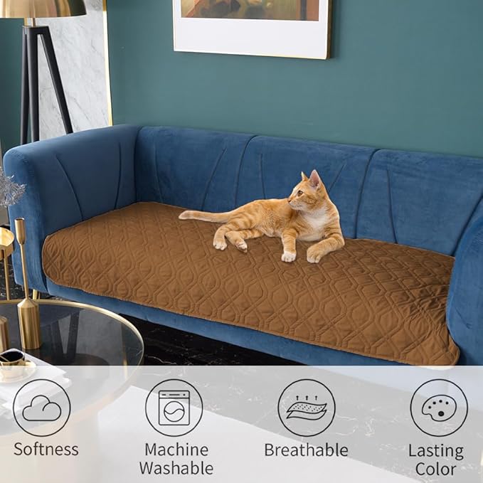 Ameritex Waterproof Dog Bed Cover Pet Blanket for Furniture Bed Couch Sofa Reversible-PawvioPets