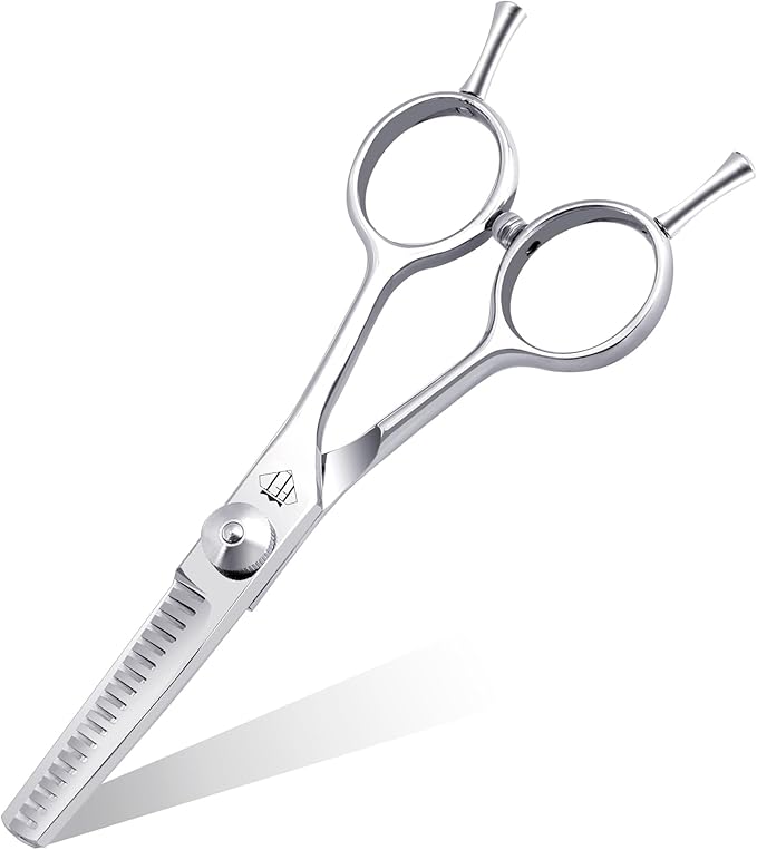 Dog Grooming Scissors: 4.75" Pet Thinning Shears Made Of Advanced Stainless Steel Alloy for Trimming Dogs Cats and Other Pets Face and Paws-PawvioPets
