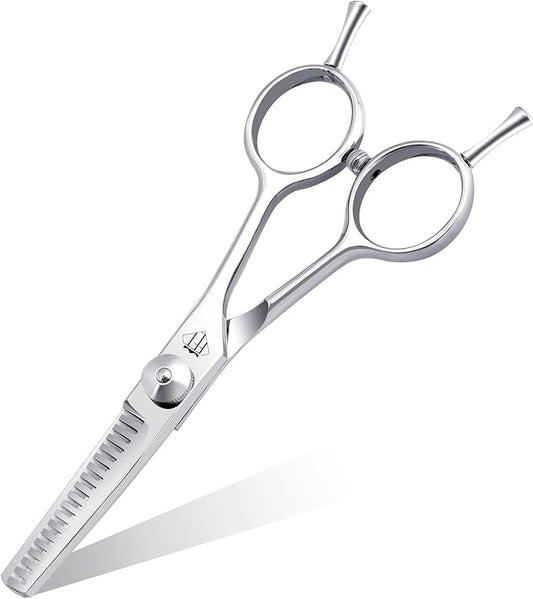 Dog Grooming Scissors: 4.75" Pet Thinning Shears Made Of Advanced Stainless Steel Alloy for Trimming Dogs Cats and Other Pets Face and Paws-PawvioPets