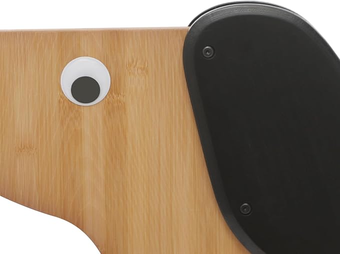 Cute Dog Shoe Bench with Cushion, 51.6”L x 11.8”W Puppy Shoe Storage Bench Beige 2-Tire Bamboo Shoes Rack Bench for Entryway Living Room Hallway Bedroom 220Lbs Load Capacity-PawvioPets