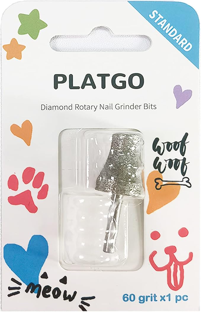 Diamond Dog Grinder for Dremel, Nail Drill Bits for Dogs & Pets Care, 1/8'' Dremel Tool-PawvioPets