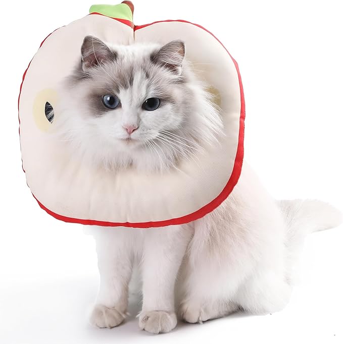 Cat Cone Collar Soft Kitten Donut, Cat Cones to Stop Licking After Surgery and Scratching, Waterproof Elizabethan e Collar for Cats After Neuter, Adjustable Comfy Cats Neck Cone Pillow for Kitty-PawvioPets