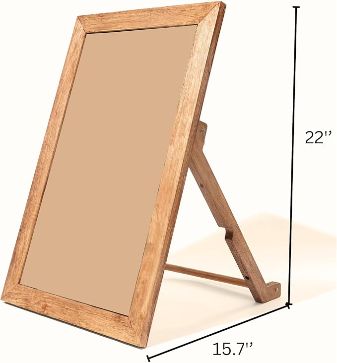 Adjustable Wooden Frame with Stand (Frame ONLY) - Perfect Pairing for Furrther Scratching Mat - Frame Dimensions: 23.6"X15" - Supported Inclinations: 30°, 70°, 180°-PawvioPets