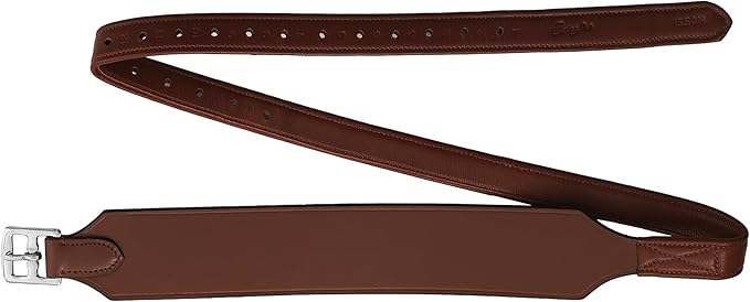 Exion Wide Stability Stirrup Leathers for English Saddles | Premium Cowhide Leather | Enhanced Leg Stability & Comfort | Sizes: 48" to 62"-PawvioPets