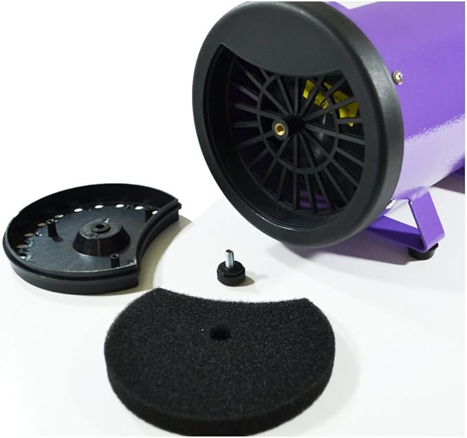 Flying Pig High Velocity Dog Pet Grooming Dryer w/Heater (Model: Flying One, Purple)-PawvioPets