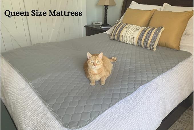 Caldwell's Pet Supply Co. 60x60 Potty Pads, Washable Pee Pads for Dogs, Reusable Pee Pad for Dogs, Puppy Potty Mat, Whelping Rug, Reusable Puppy Mat, Waterproof Rug for Dog, for Large Dog-PawvioPets