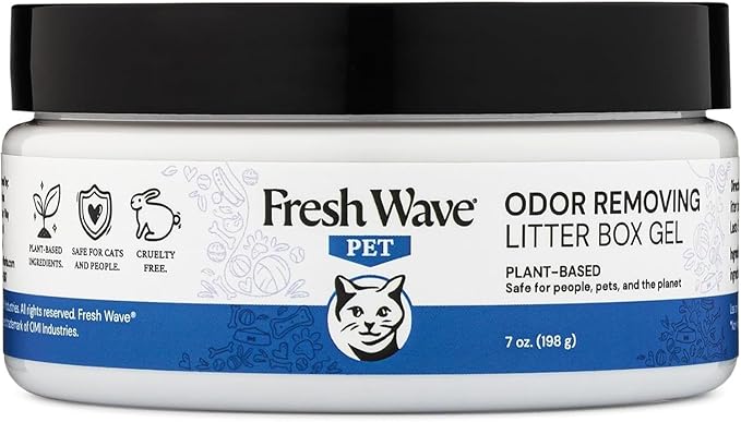 Fresh Wave Odor Removing Litter Box Gel, 7 oz. | Safer Pet Odor Eliminator for Home and Litter Box Area-PawvioPets