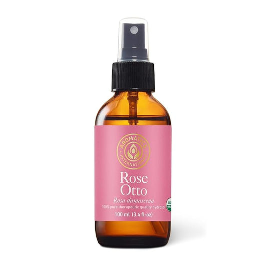 Aromatics International Rose Otto Damascena Hydrosol 100ml | Luxurious Floral Aromatic Mist-PawvioPets