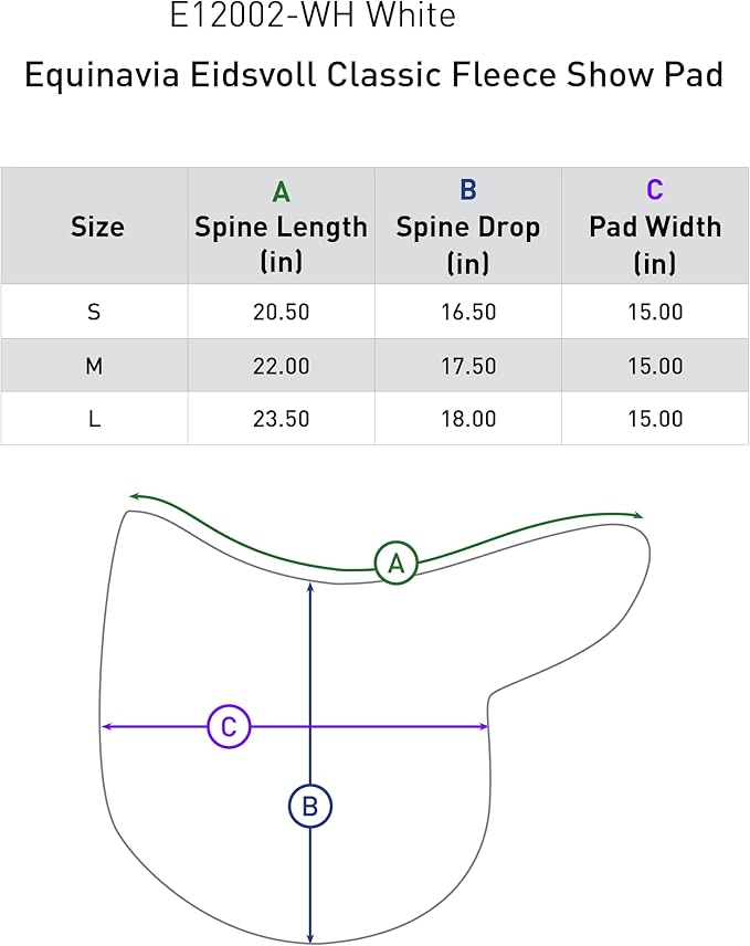 Equinavia Eidsvoll Close Contact English Saddle Pad | Horse Saddle Pad with Shock Absorbing Fleece Top | Hook & Loop Billet Straps, Secure Fit | Breathable for All Riding Styles-PawvioPets