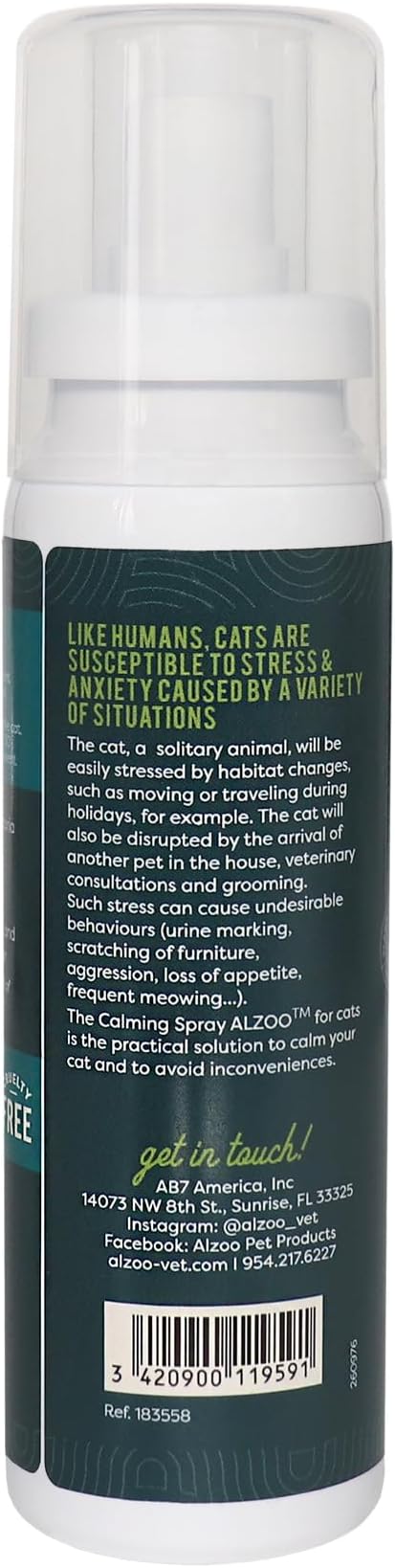Cat Calming Spray - Natural Plant Based Stress & Anxiety Relief, Valerian & Lavadin Blend, No Synthetic Pheromones, Stress and Anxiety Relief During Travel, Vet, Fireworks, Separation-PawvioPets