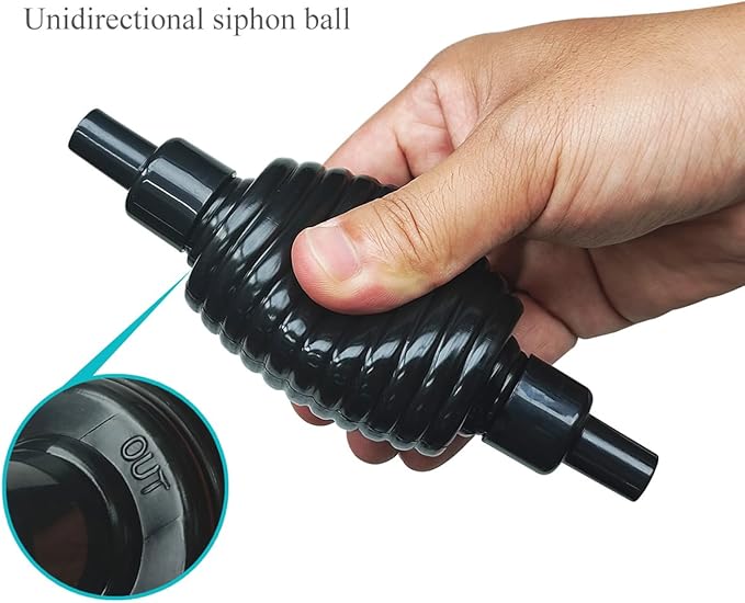 5ft-S Aquarium Siphon Vacuum Cleaner for Fish Tank Cleaning Gravel & Sand-PawvioPets