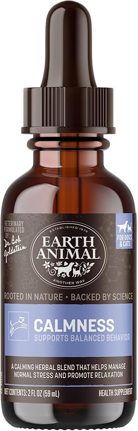 Earth Animal Herbal Remedies | Calmness | 2 fl oz-PawvioPets