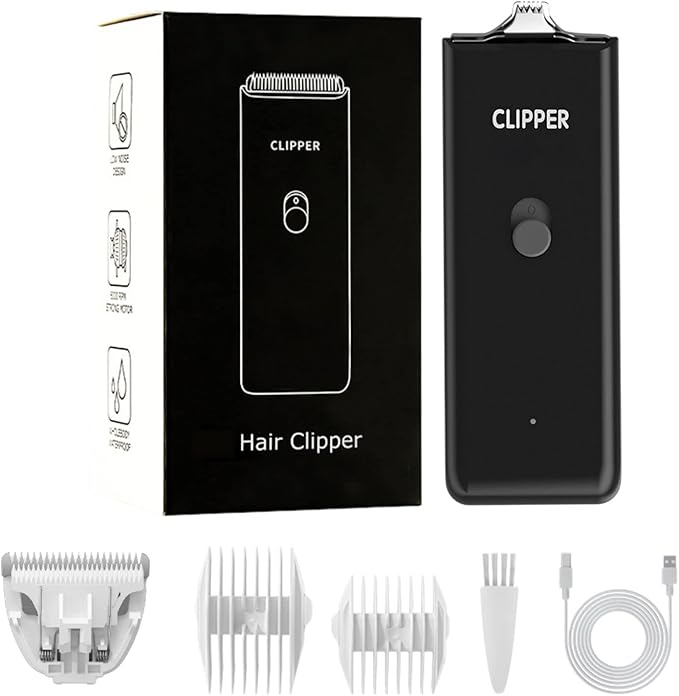 Dog Cat Home Hair Waterproof Clipper Portable Electric USB Rechargeable Pet Grooming Tools Low Noise Shaver Cordless Trimmer for Small and Large Pets-PawvioPets