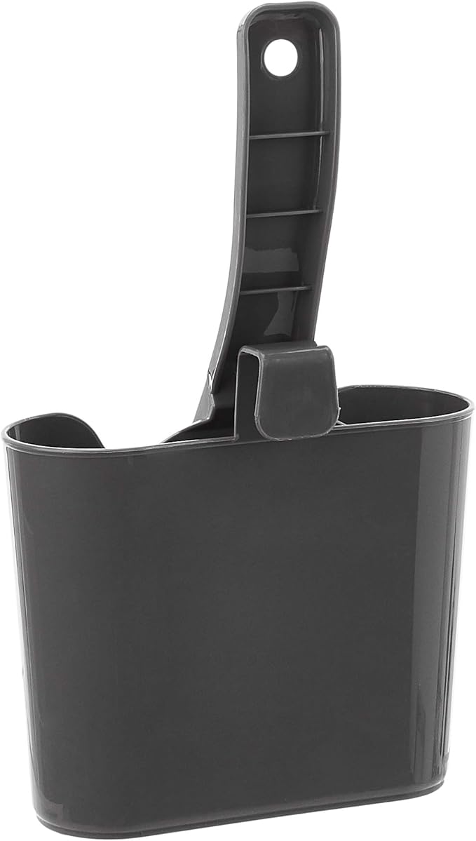 Amazon Basics Durable Litter Scoop for Cat Litter Box, with Holder, Efficient Scooper-PawvioPets