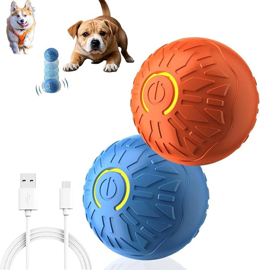2 Pcs Interactive Dog Toys Dog Ball 2025 New Vibrating Dogs Balls Pet Bounce Bal Smart Jumping Ball-PawvioPets