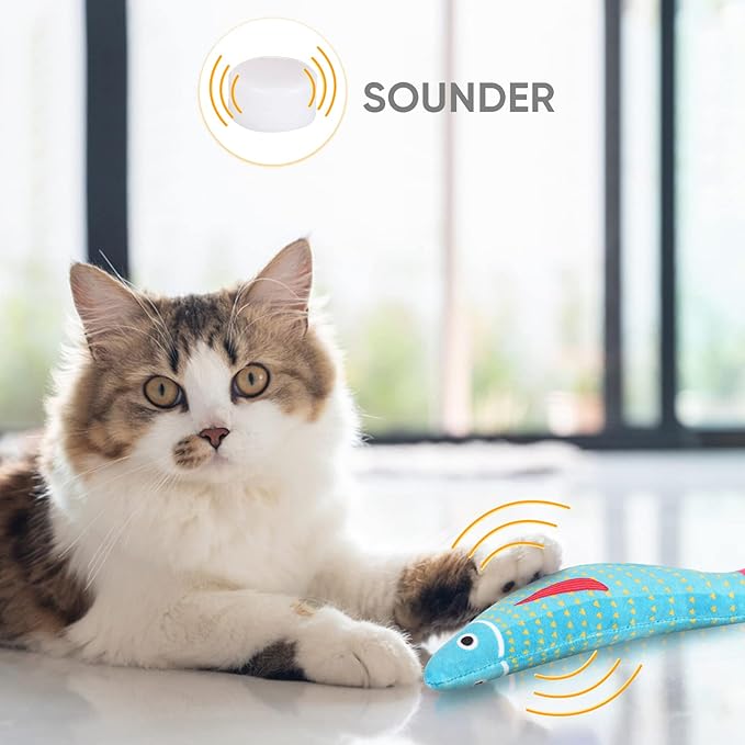 4Pcs Catnip Toy, Plush Cat Toys with Jingly Bell, Bite Resistant Chew Toys, Catnip Filled Cartoon Cat Teething Chew Toy for All Cats-PawvioPets