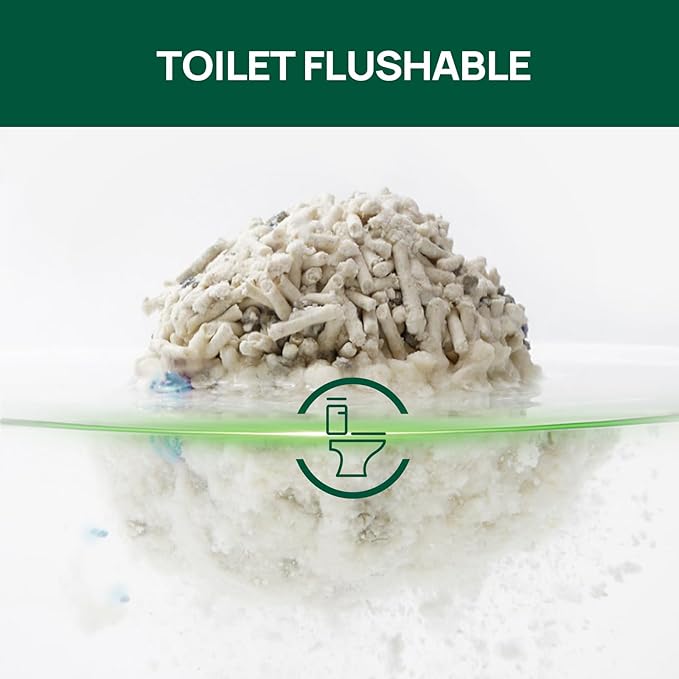 18lbs Mixed Tofu Cat Litter Clumping, Low Dust, Lightweight, Ultra Absorbent and Fast Drying, Natural Pea Husk Bentonite Kitty Litter (9lbs×2bags)-PawvioPets