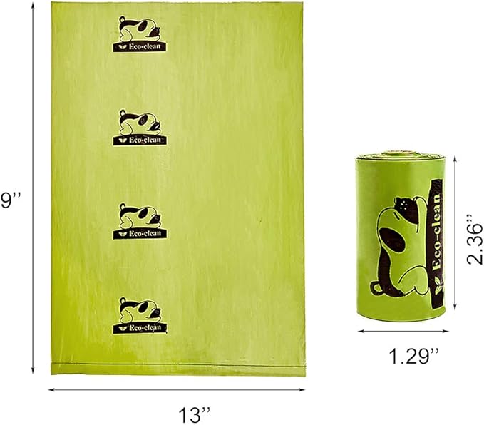 Dog Poop Bags, 60 Rolls / 900 Count Dog Waste Bags with Dispenser and Leash Clip, Unscented, Extra Thick and Strong Poop Bags for Dogs-PawvioPets