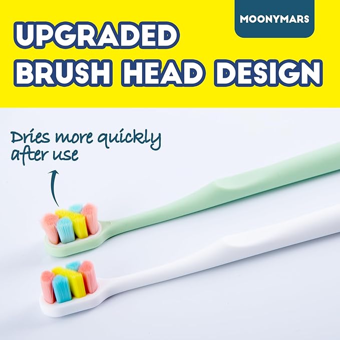 Dog Toothbrush Kit 2 Pack, Ultra Soft Pet Tooth Brush for Medium to Large Dogs, Animal Teeth Brushing Kit for Easy Dental Cleaning-PawvioPets