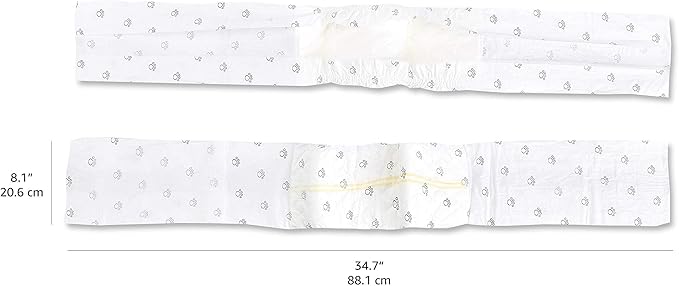 Amazon Basics Male Dog Diapers, 30 Count, Large, Ultra Absorbent Disposable Wrap with Secure Fit, Leakproof and Comfortable-PawvioPets