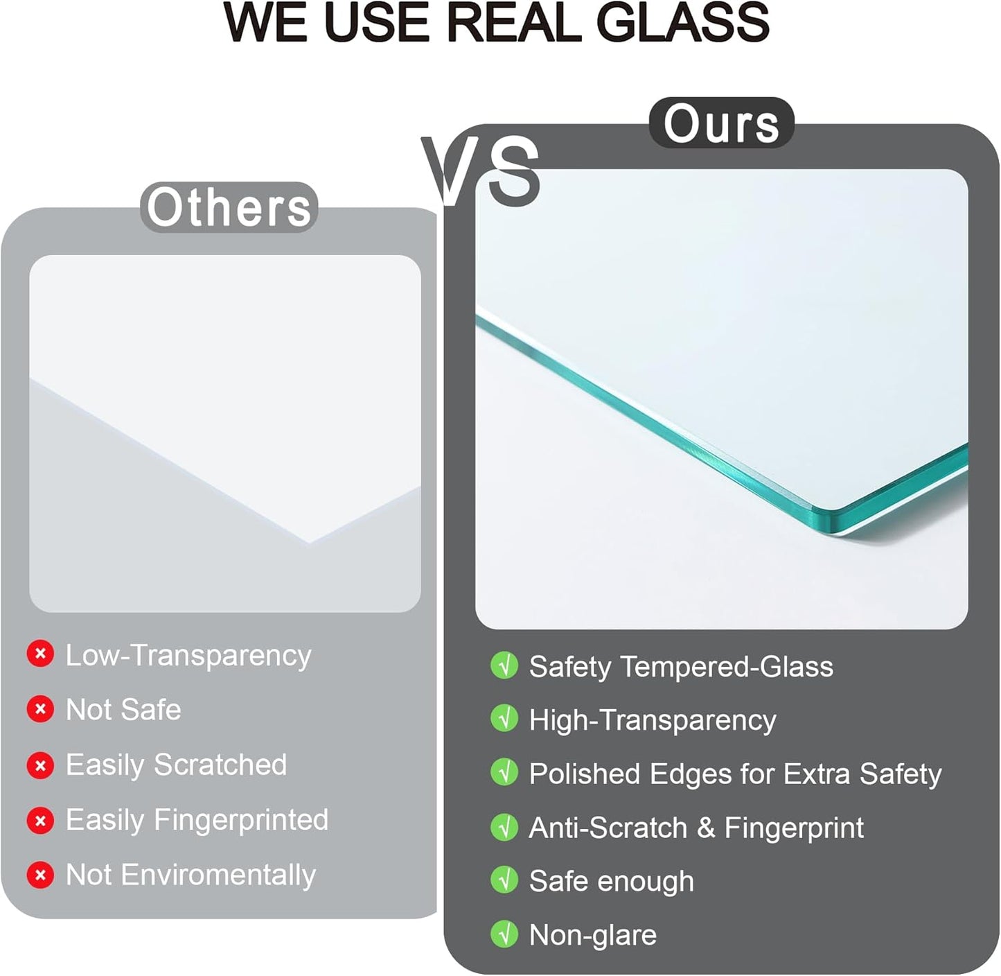 8x10 Picture Frame Set of 2, Natural Oak Wood Frame with Glass Collage Frame, Display Pictures Two 4x6 With Mat or 8 x 10 Without Mat - Horizontal or Vertical Wall Mounting