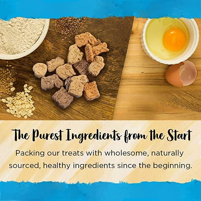 Blue Dog Bakery Natural Dog Treats, Mini Crunch, Assorted Flavors, 16.2oz, 3 Count-PawvioPets