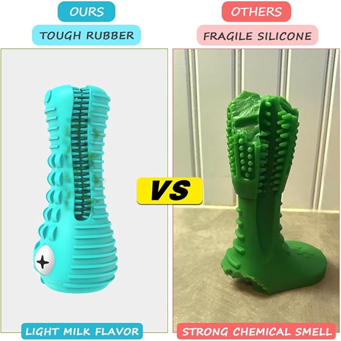 Dog Toys for Aggressive Chewers Large Medium Breed, Indestructible Dog Toothbrush Chew Toys, Squeaky Interactive Tough Extremely Durable, Dogs Toys to Keep Them Busy-PawvioPets